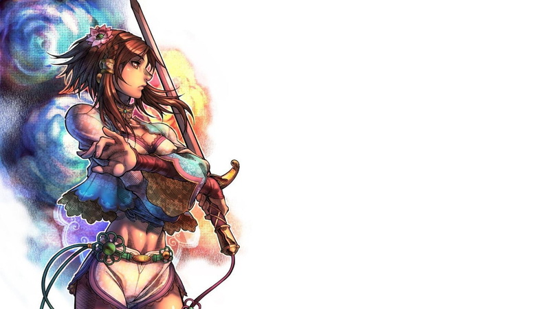 hair, video, braids, short, brown, hd, swords, soul, eyes, 1080P, games, art, women, weapons, backgroun, nature, brunettes, white, flowers, calibur