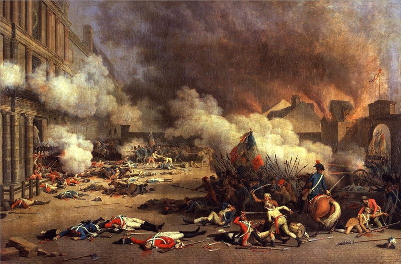 pollution, built structure, smoke - physical structure, men, destruction, battle, firefighter, burning, 720P, group of people, France, real people, day