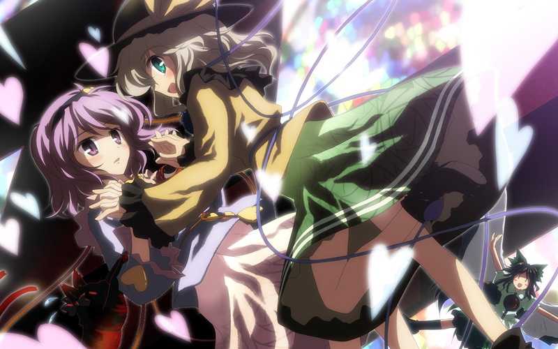 Touhou, Koishi Komeiji, Anime, 1080P, Satori Komeiji