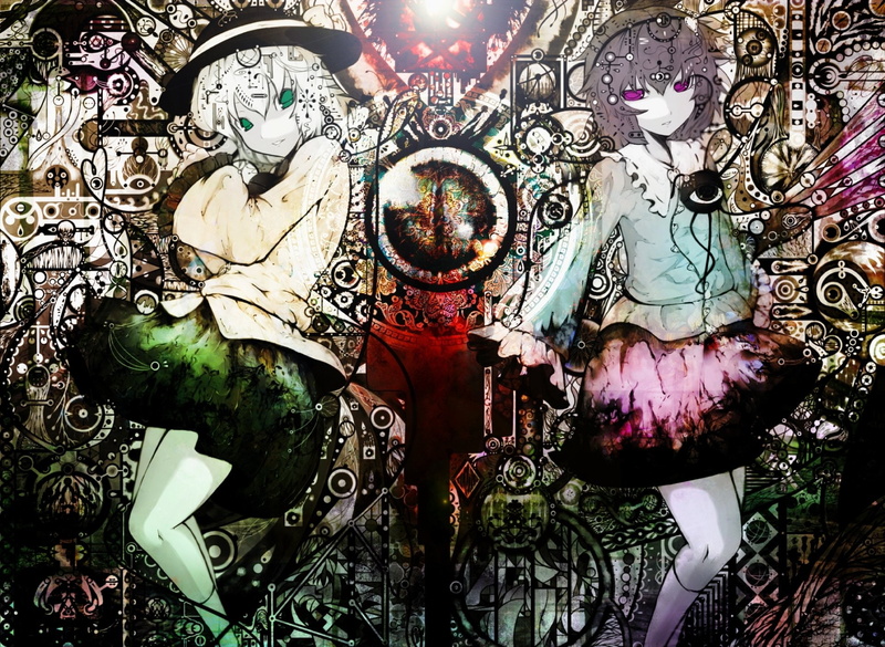 Satori Komeiji, Koishi Komeiji, 1080P, Anime, Touhou