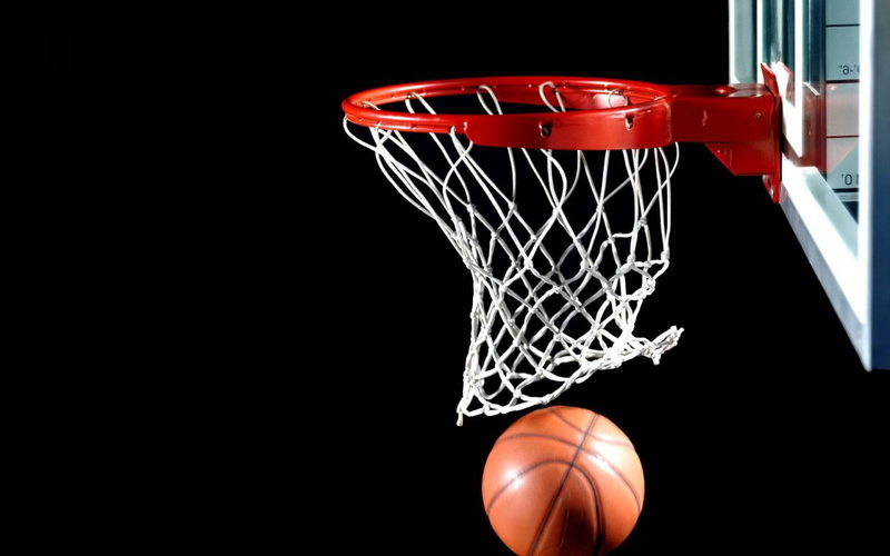red, playing, scoring, taking a shot - sport, studio shot, basketball hoop, ball, basketball - ball, competition, athlete, basketball uniform, motion, basketball  picture backgrounds
