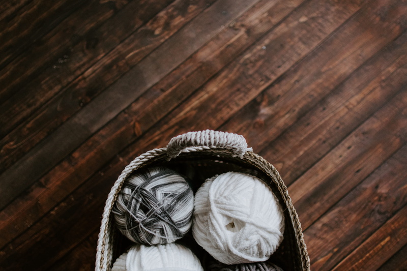 crochet, sculpture, soft, wool, clothing, creativity, ball, wood, yarns, floor, pattern, basket, create, art and craft, close-up, high angle view, representation
