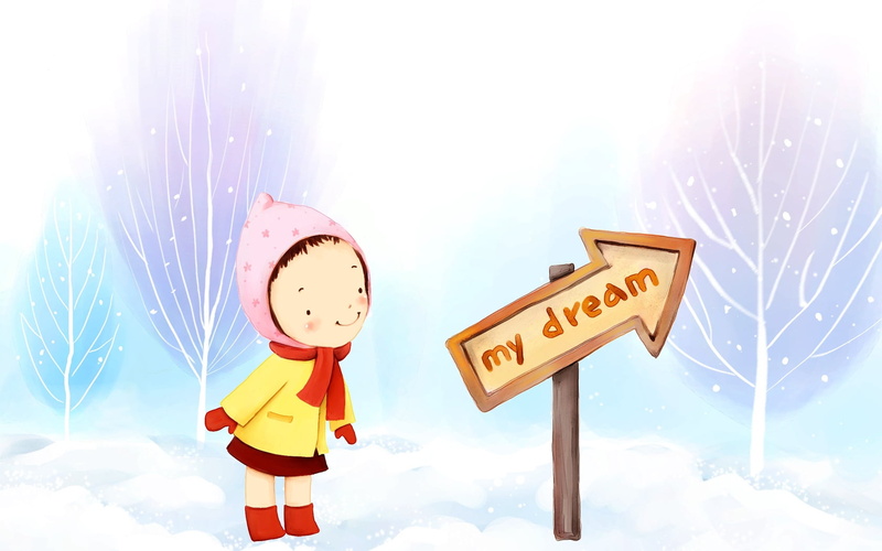 sky, dreams, human representation, drawing, outdoors, western script, fun, winter, season, wood - material, 720P, nature, day, people, cheerful, focus on foreground