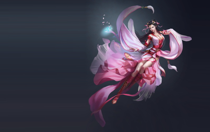 art, illustrator, work, fantasy, 2K, the game, li miao, costume design, Skil