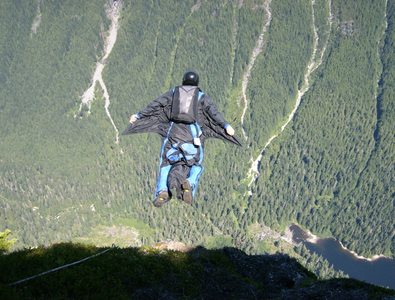 jumping, jump, fly, dive, sky, diving, base, extreme, flight, 2K