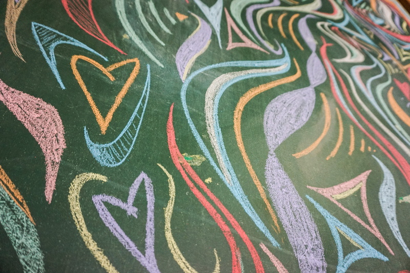 design, creativity, close-up, backgrounds, drawing, board, colorful, pink, colors, color, sketch, wall - building feature, colourful, orange, chalkboard
