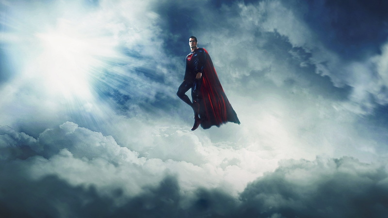 freedom, sunlight, man of steel, adult, day, one person, wind, 1080P, low angle view, sky, cloud - sky, beauty in nature, flying, aspirations, motion