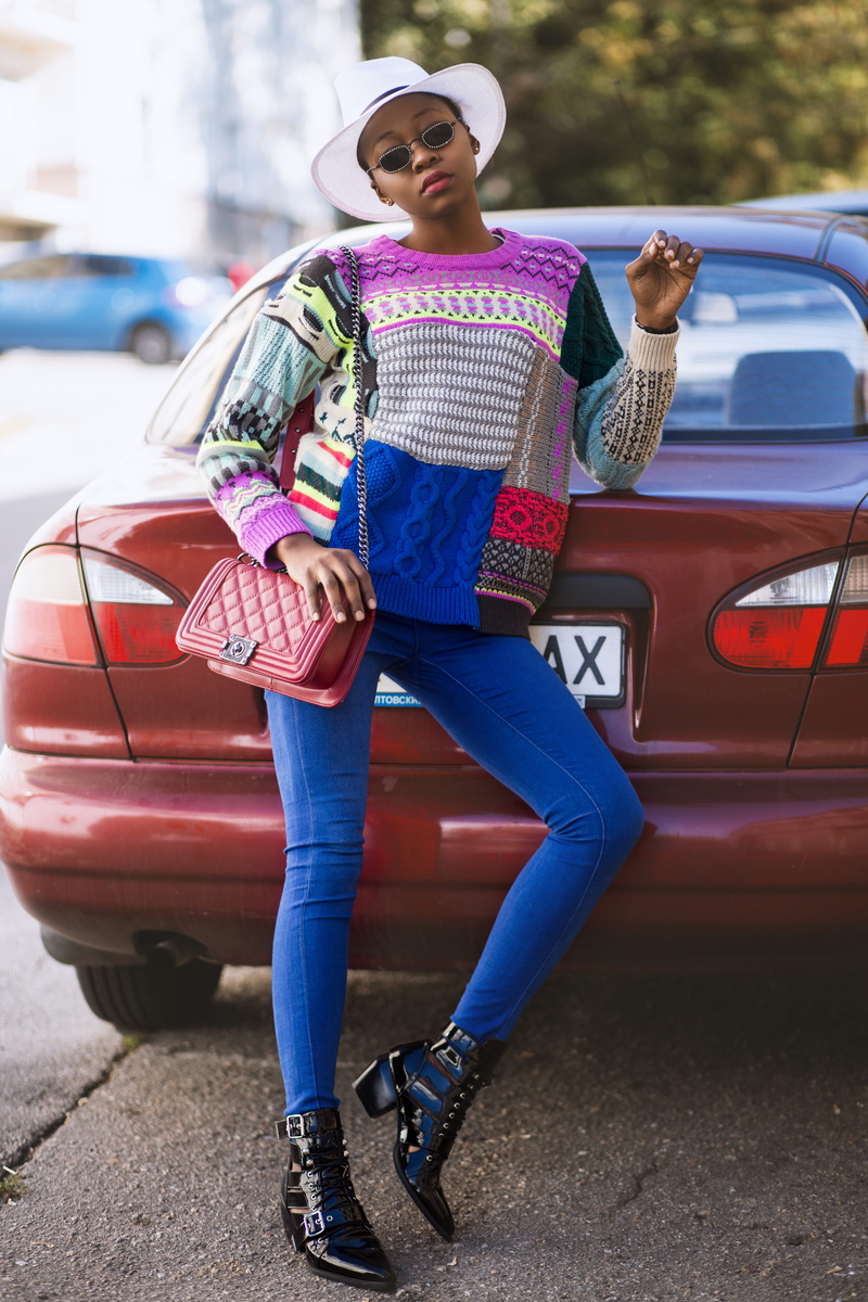 car, kharkiv, casual, girl, 5K, wearing, ukraine, colorful, land vehicle, person, style, standing, day, casual clothing, real people, outdoors, one person
