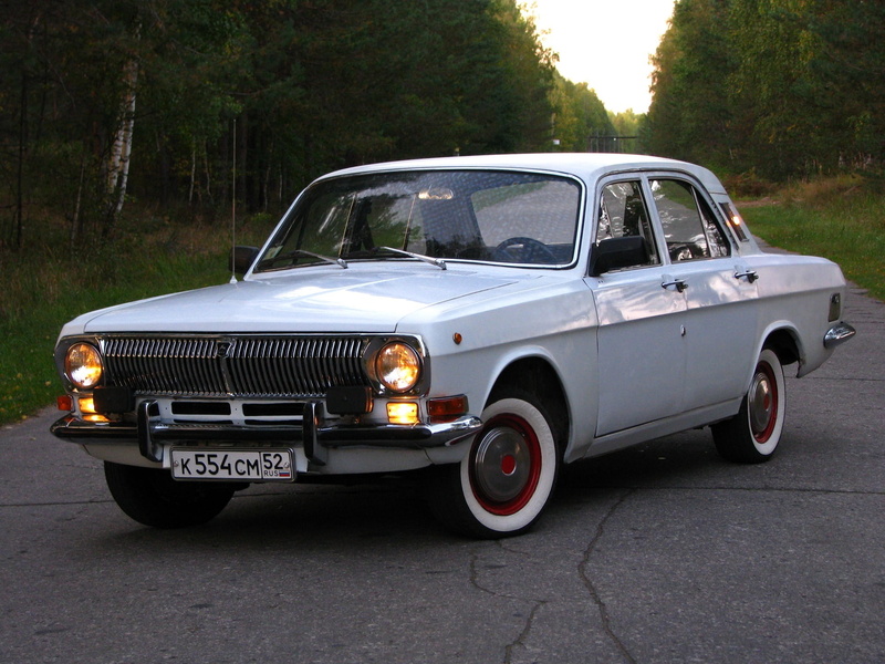 Volga, USSR, 1080P, Gas 24, retro, background, road