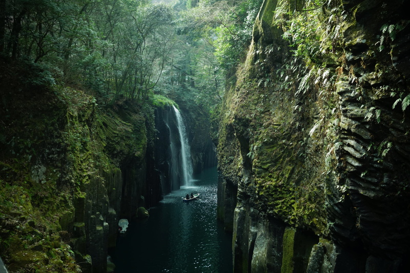 Japan, Waterfalls, Waterfall, Rock, Earth, 1080P