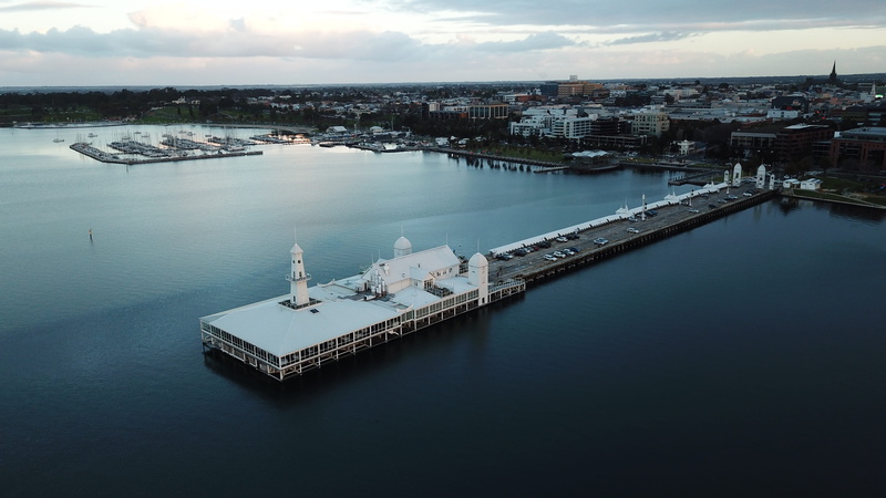 australia, water, outdoors, cloud - sky, city, no people, cruise ship, nature, geelong, building exterior, flight, cunningham pier, sky, yacht, nautical vessel