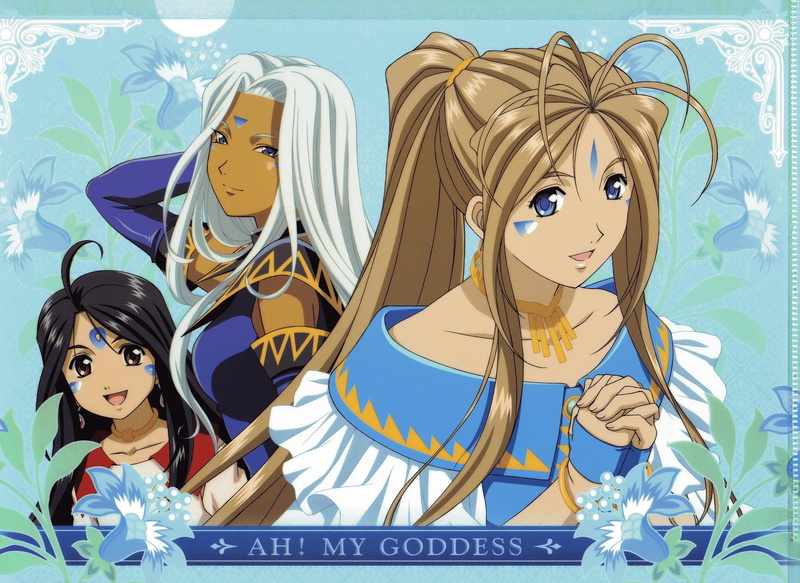 skuld, belldandy, ah, hd, art, girls, goddess, x, urd, 1080P, anime