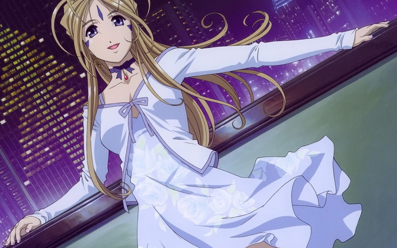 art, x, goddess, belldandy, hd, ah, anime, Ah! My Goddess, 720P
