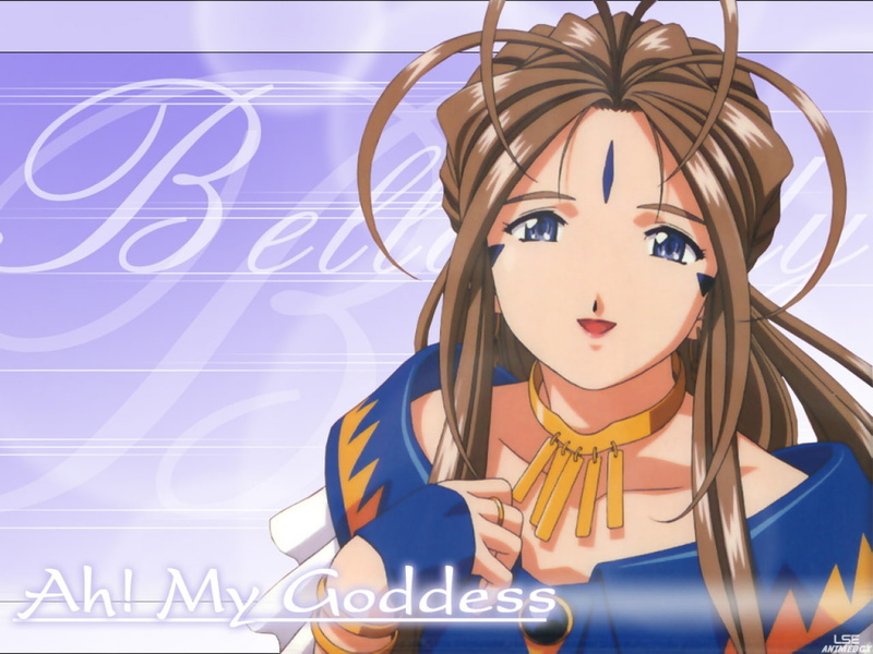 goddess, belldandy, art, Ah My Goddess, granted, anime, wish, hd, 720P, ah