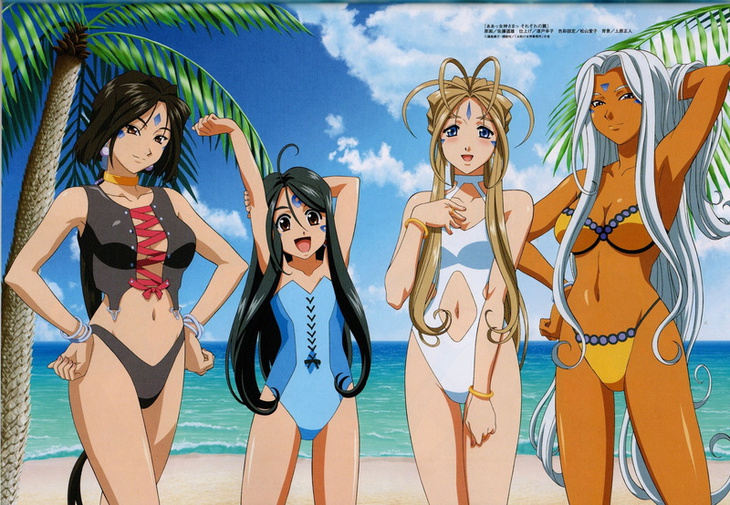 goddess, x, 720P, anime, art, ah, hd, skuld, belldandy