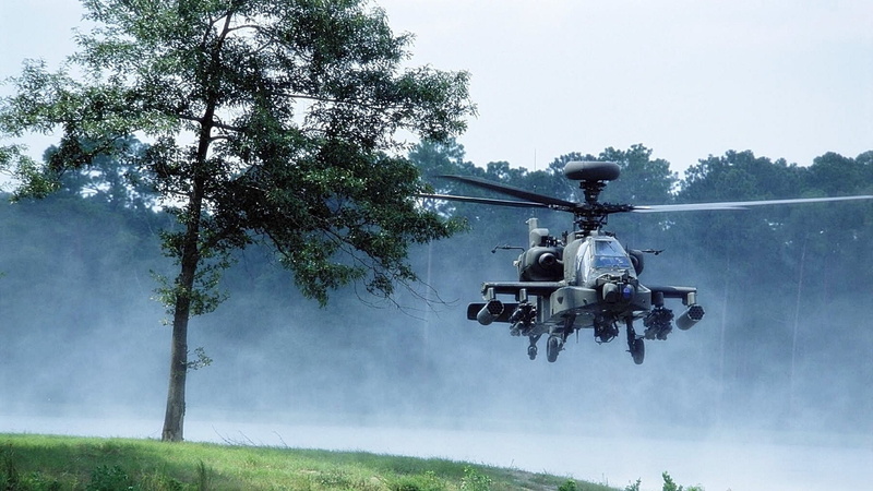 1080P, Boeing Ah-64 Apache, Military Helicopters