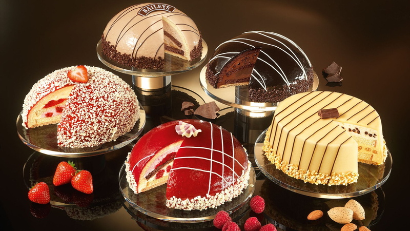 Sponge Cake, Dessert, Chocolate, Food, Cake, 1080P