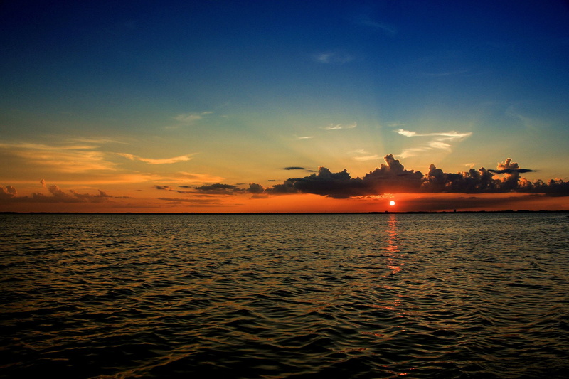 daocean, brevard, sea, sunset, 1080P, florida, clouds