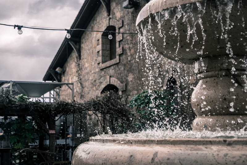 cloudy, splashing, city, no people, snowing, v sattui winery, nature, plant, united states, outdoors, rain, day, blurred motion, architecture, water, street