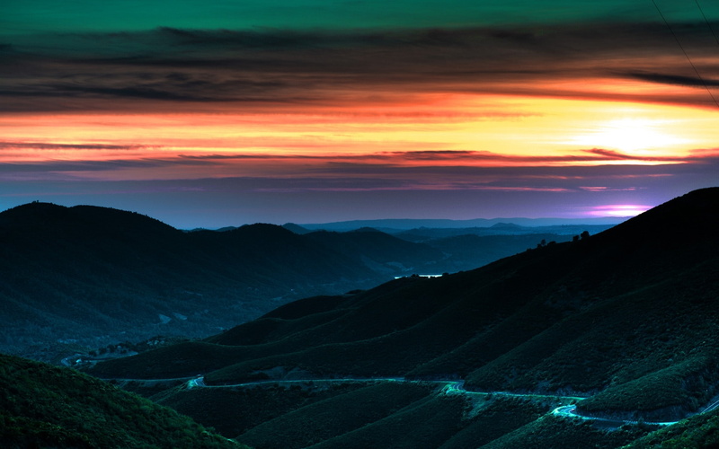 landscapes, mountains, california, art, 1080P, napa, sunset, valley, nature, hd