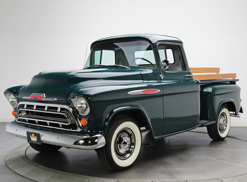 land vehicle, day, white color, 1080P, chrome, stationary, indoors, motor vehicle, headlight, Cars, metal, old, retro styled, car, stepside, no people
