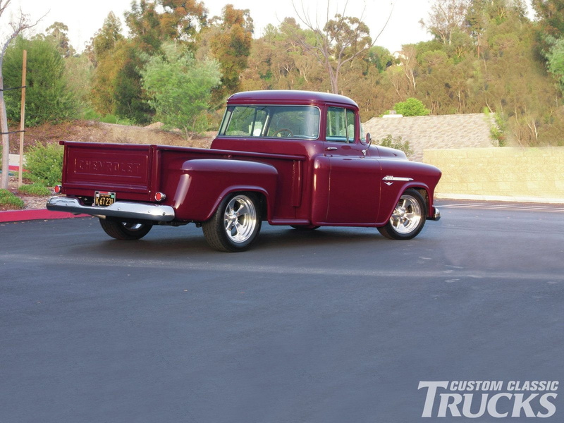720P, stepside, rod, hot, hotrod, 1955, usa, chevrolet, streetrod, pickup, street