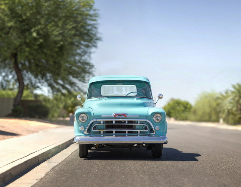 3100, pickup, retro, chevrolet, chevy, original, 8K, stepside, usa, 1957, vintage, classic, old