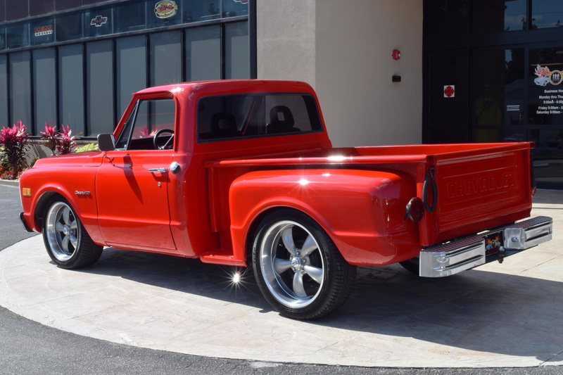 truck, red, chevrolet, 1970, 1080P, 350, pickup, c10
