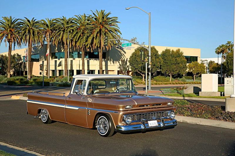 automobile, chevrolet, 1080P, custom, pickup, vehicle, truck, auto, 1963, lowrider, c10
