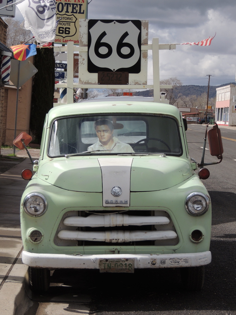 transportation, number, motor vehicle, city, outdoors, road, land vehicle, seligman, text, car, architecture, mode of transportation, route 66, day, united states