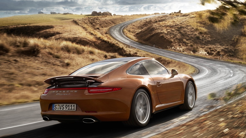 Porsche 911 Carrera 4, motor vehicle, travel, Porsche, 1080P, sunlight, outdoors, on the move, nature, blurred motion, sports utility vehicle, road trip