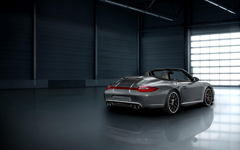 porsche, gts, cars, carrera, convertible, gray, cabriolet, 1080P, coupe