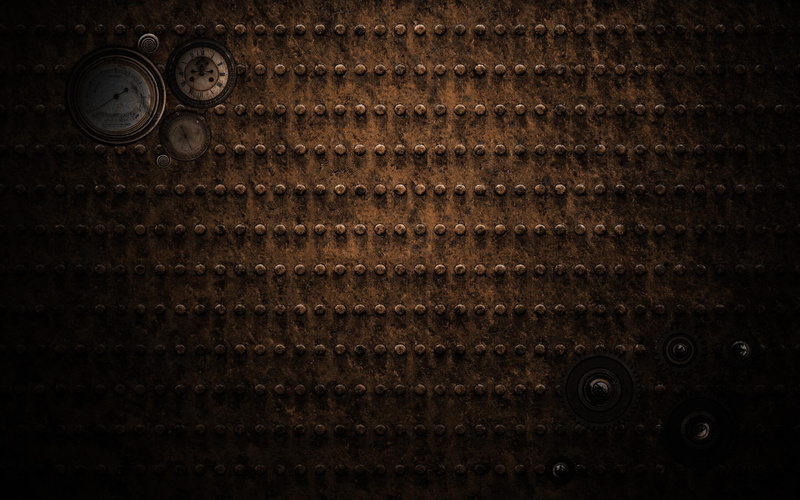 2560x1600, digital art, iron, 2K, steampunk, bolt, gauges, gauge