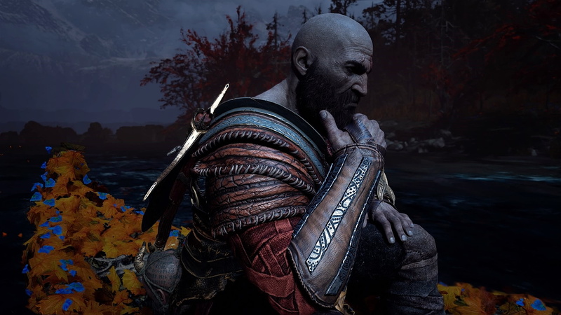 PlayStation 4, PlayStation, God of War (2018), Kratos, Santa Monica Studio, 1080P, God of War, video game characters