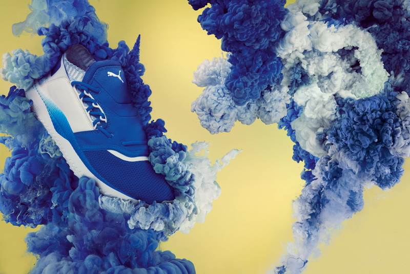 white, puma, 4K, 4K, Blue, Explosion, lace, shoe, Puma Sneakers