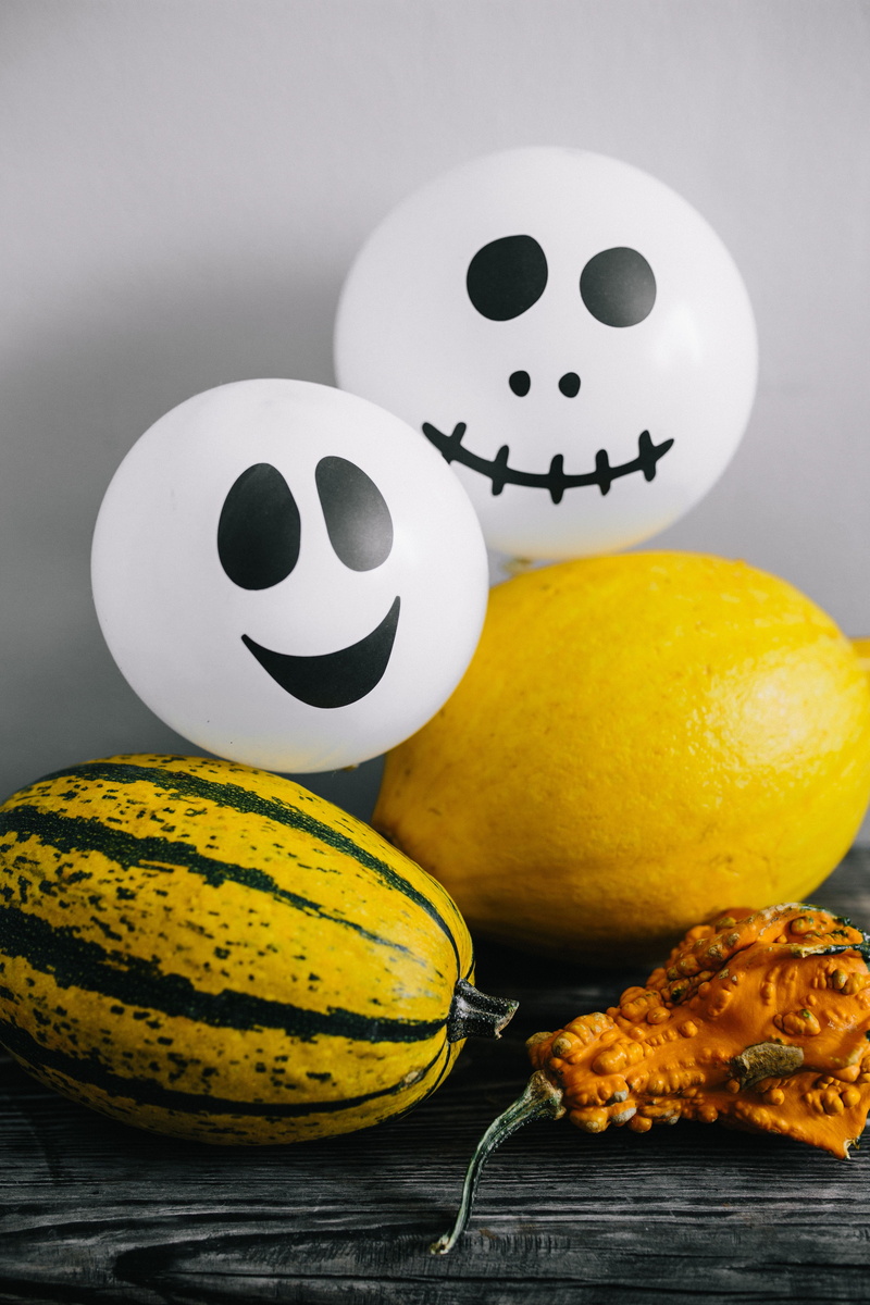 boo, amp, still life, wellbeing, anthropomorphic, table, funny, ripe, no people, vegetables, fruit, food and drink, healthy eating, food, ghosts, pumpkins