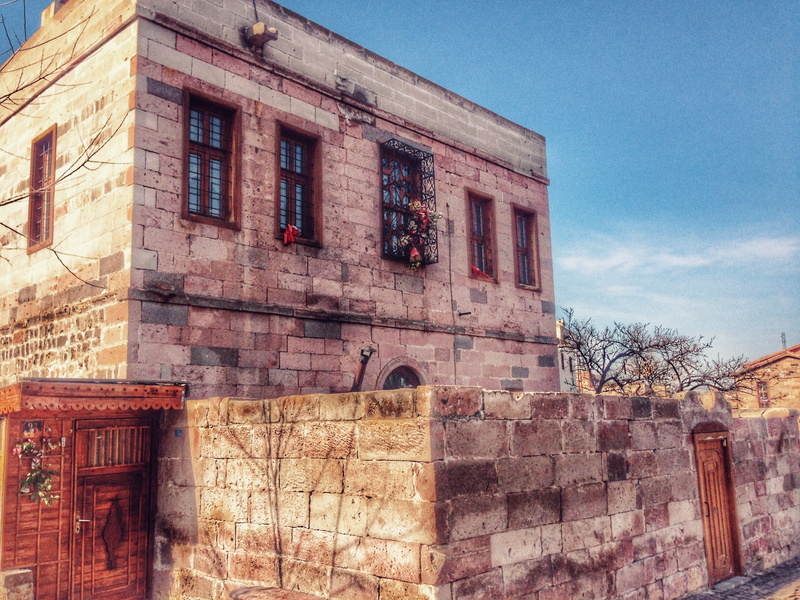 home, day, 2K, built structure, outdoors, history, damaged, nature, architecture, kayseri, plant, bare tree, low angle view, no people, building, cloud - sky