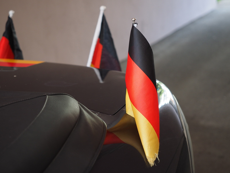 black color, 4K, red, pattern, world championship, outdoors, patriotism, germany, ornament, flag, still life, germany colors, two objects, textile, isolated color