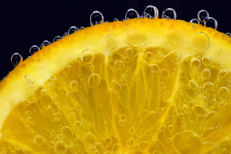 fruity, close, juicy, immersed, tropical, photography, blow, water bubbles, juice, drink, purity, citrus fruit, drop, slice, vitamin c, air bubbles, frisch