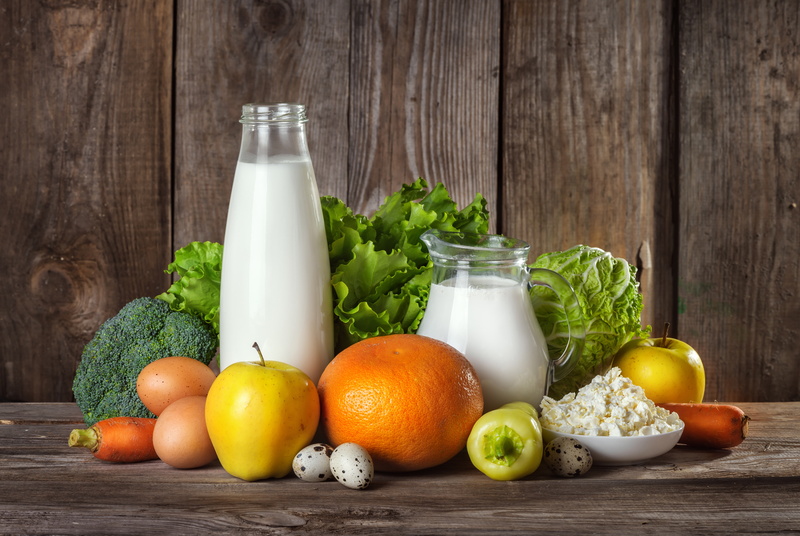 bottle, cream, still life, cheese, eggs, vegetables, apples, 5K, wood, pitcher, milk, food