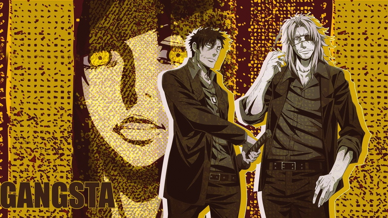 Gangsta, anime, Arcangelo Worick, Brown Nicolas, 1080P