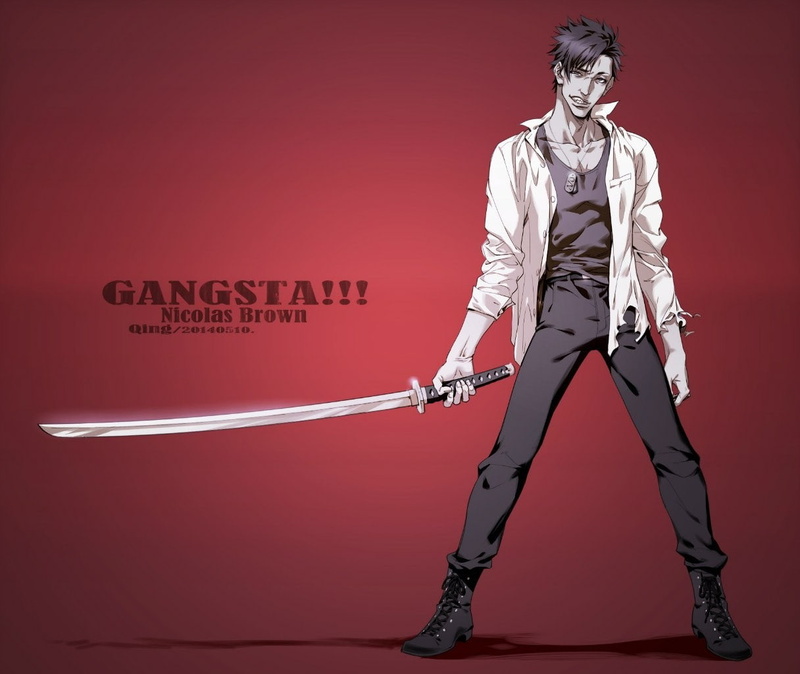 males, studio shot, young adult, Nicolas Brown, arts culture and entertainment, communication, sword, adult, human body part, one person, technology, standing