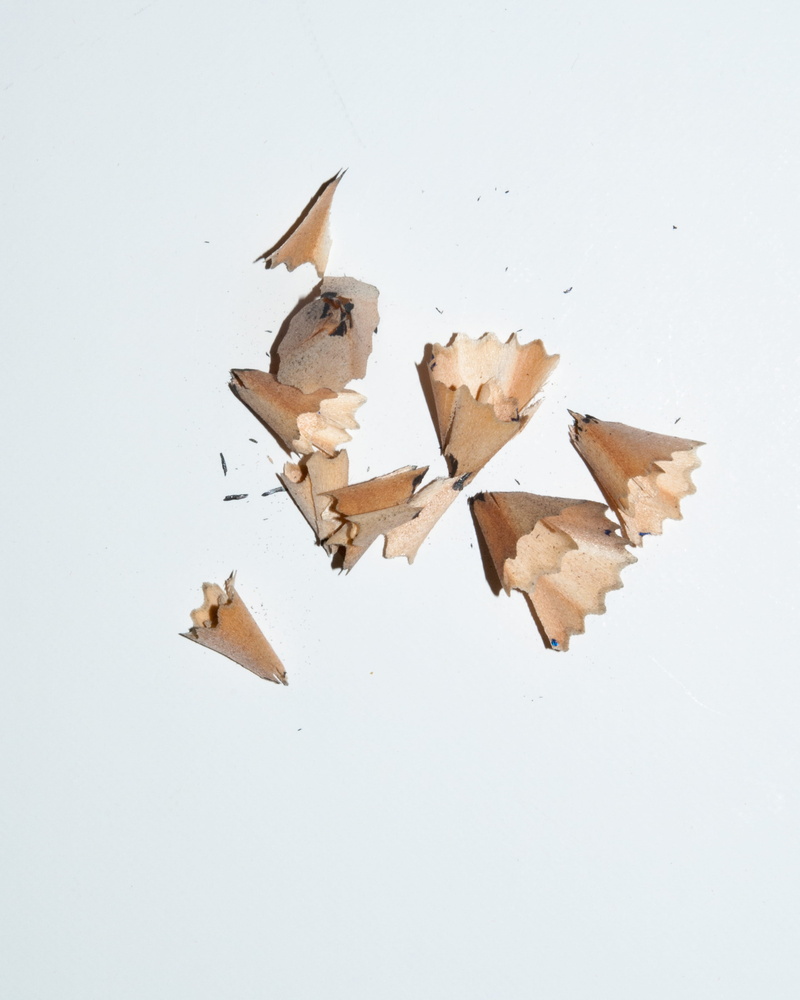 indoors, copy space, wood, leaf, transportation, peel, broken, animal, triangle, still life, aircraft, nature, pencil shavings, dry, pencil, 4K, vulnerability