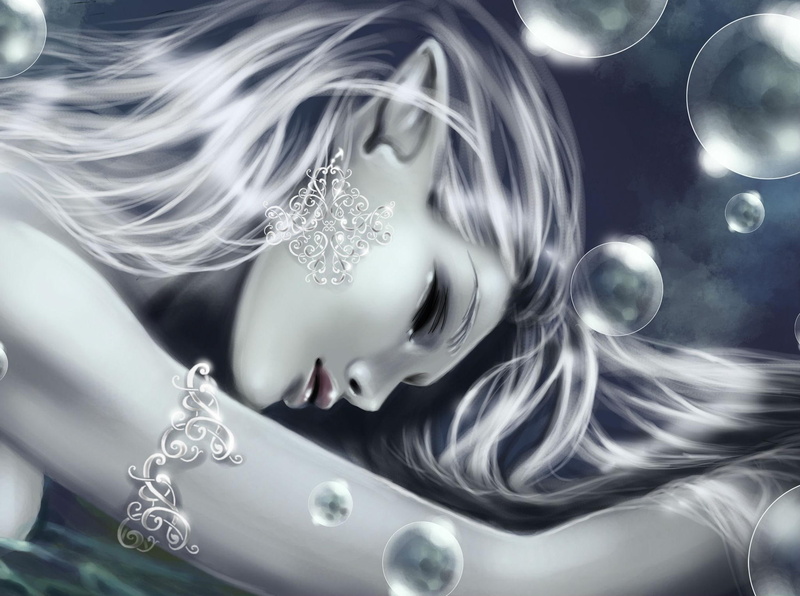 3d and abstract, fantasy, beauty, fairy, lovely, 1080P, sleep, sleeping