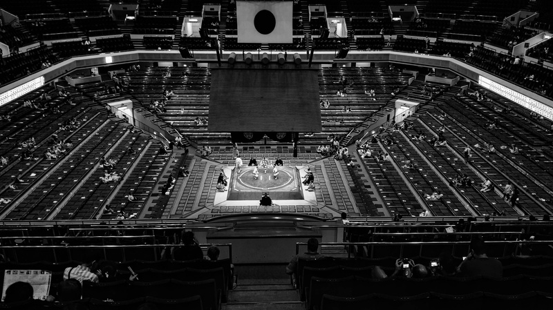 travel, women, real people, crowd, built structure, group of people, sumo, tokyo, leisure activity, incidental people, japan, ryōgoku kokugikan, spectator