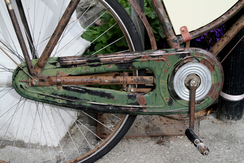 new zealand, christchurch, old, vintage, abandoned, closeup, bike, transportation, stationary, christchurch central, bicycle, decline, vintagebike, tire