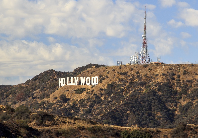 hollywood, america, text, mountain, sign, outdoors, 2K, travel, vintage, nature, built structure, land, no people, connection, broadcasting, cinema, communication