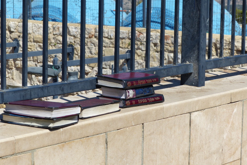 in a row, no people, 4K, jewish, religious, orthodox, hebrew, book, publication, jew, the past, table, sunlight, israel, prayer, nature, outdoors, history