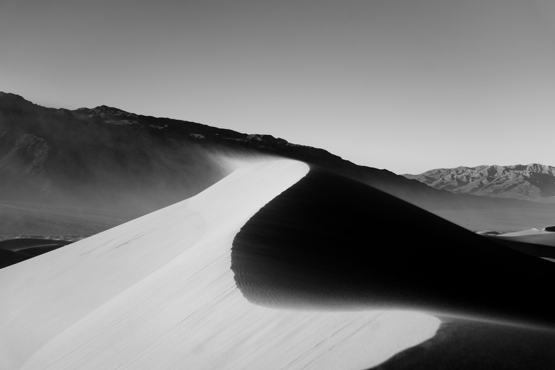 desert, sky, valley, death valley, mountain Range, beauty In Nature, road trip, sunlight, no People, californium, hill, grayscale, adventure