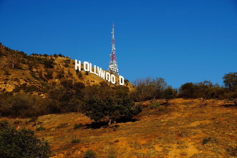 outdoors, building exterior, land, holidays, hollywood, communication, broadcasting, technology, tourism, famous Place, video, 5K, no people, mountain